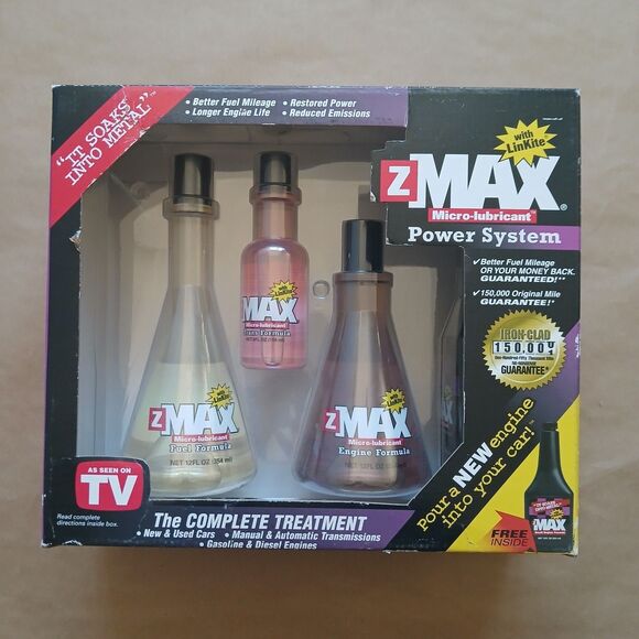 zMAX With Linkite Power System Micro Lubricant Trans 4 Piece Set As Seen On TV - Picture 1 of 5